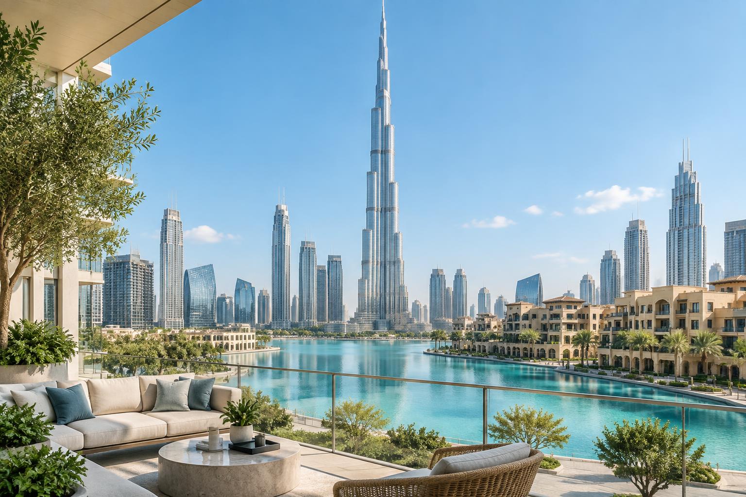 Dubai skyline and property market